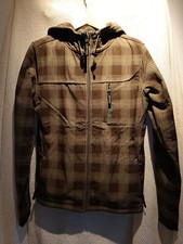 Chiemsee Jacke Damen Gr. S Grün/Braun Kapuze Softshell