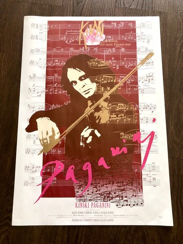 Paganini kinoplakat poster - kinoplakat,