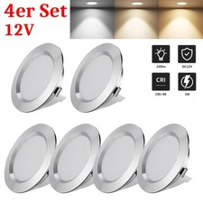 4X LED Einbauleuchten