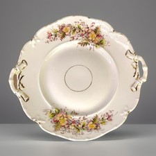 Carl Tielsch Porzellan-Manufaktur  Altwasser Prunkschale 1875-1910 28cm