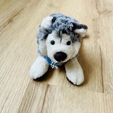 Plüsch-Husky, liegend, 18cm -