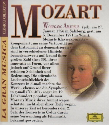 Mozart gran musica - la,