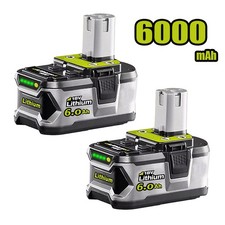 2PACK For RYOBI P108 18V 6.0Ah