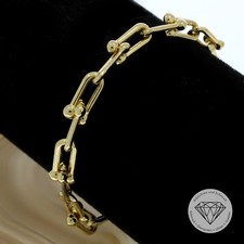 SONDERAKTION WERT 1.150,- Steigbügel Armband 585 Gold 14k 14 KT 17,5cm XXYY