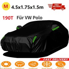 Für VW Polo 190T Autoabdeckung Vollgarage Ganzgarage Abdeckplane UV Schutzhülle
