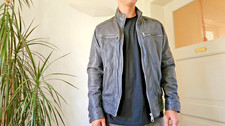 PIERRE CARDIN-Lederjacke-Bikerjacke -Gr-50 Top Zustand