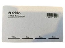 ORANGEMONKIE Foldio2 Hintergrund Set Weiß Grau Schwarz Grün Fotozubehör