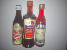 3 x sehr alte Aperitiv  - Miniaturen aus drei Ländern