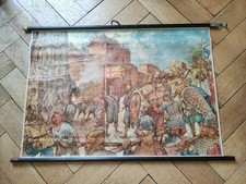 Alte Schulwandkarte Rollkarte