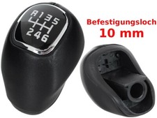 6G + R SCHWARZE HAUT SCHALTKNAUF ZUM KIA RIO SPORTAGE VENGA