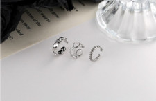925 sterling silber ear cuff - 925,