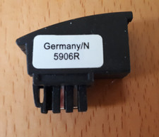 Telefon Modular Adapter TAE-F Stecker auf  RJ-11 Buchse Kupplung Germany/N