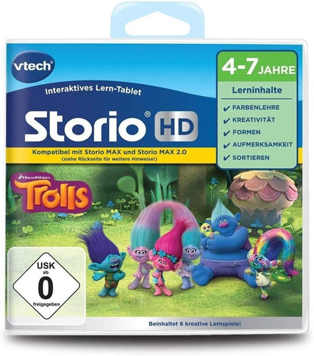 Vtech storio hd - storio, trolls