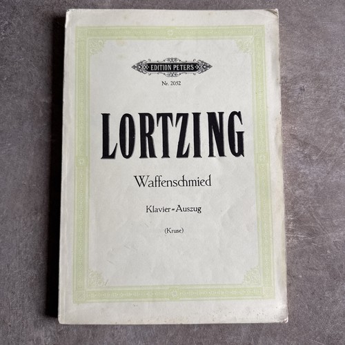 Klavierauszug lortzing - klavierauszug,
