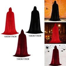 Samt Ed Cape lang Hexe Kostüm