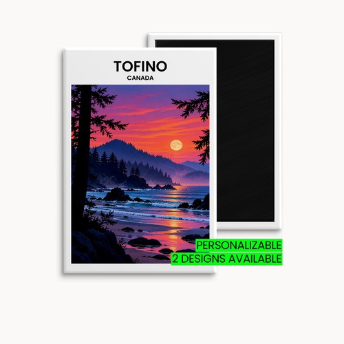 Tofino kühlschrankmagnet - tofino,