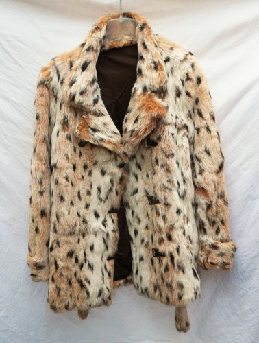 Pelzmantel beige punkte rolf - beige,