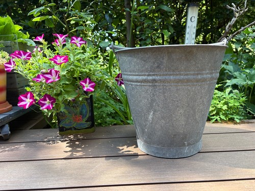 Antik zinkeimer eimer garten - antik,