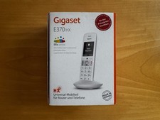 Gigaset E370HX DECT Telefon -  Weiß - mit neuen Akkus - Anrufer-Identifikation