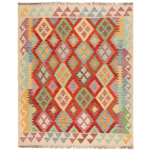 Kelim afghan 197x157 - 197x157, cm