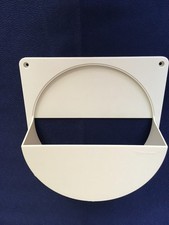 Tupperware Deckelhalter 80er, zum Anschrauben, cremeweiß, leicht verfärbt