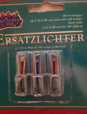 3 Ersatzlampen 2, 5 Volt   0,3