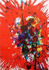 WALASSE TING montiert ltd Original Lithographie, 14x11" 1963 COBRA Interesse WT10R