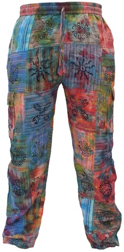 Herren batik patchwork bunt - herren,