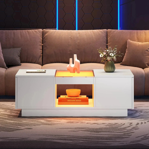 Smarter led couchtisch weiß - smarter,