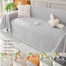 Extra große Chenille-Würfe für Sofas Settee Bettdecke Bettdecken Decken Einfarbi