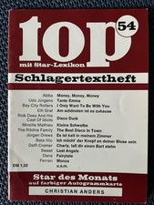 top Schlagertextheft Nr. 54