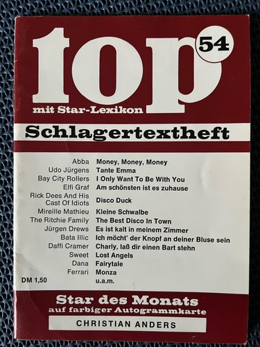 Top schlagertextheft 54 - schlagertextheft,