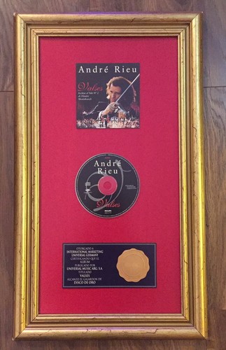 Andre rieu gold award - award,