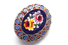 Mikromosaik Brosche Glasmosaik