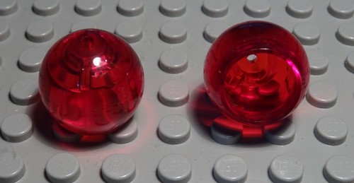Lego kugel 2x2 - lego, rot