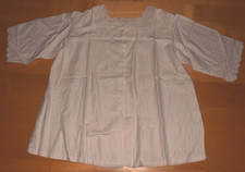 Antike Damen Bluse Hemd Leibwäsche mit Spitze Trachten vor 1945 (13688)