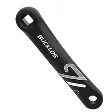 MTB Fahrrad Linke Kurbel 170mm Aluminium Tretkurbel Schwarz °90 Vierkantwinkel