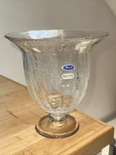 Joska, Crystal bauchige Vase, XXL Vintage Höhe: ca. 25,5cm Durchmesser ca. 24cm