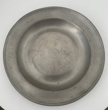 Vintage Zinn Wandteller mit