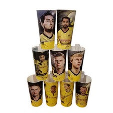 9x BVB Stadionbecher 2012 - Kuba Aubameyang Koch Gündogan Piczek und Mehr Henkel