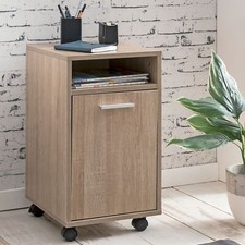 FineBuy Rollcontainer FB16398 Schreibtischcontainer 33x60x38 Bürocontainer Holz