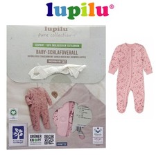 Baby Schlafoverall Strampler Schlafanzug Pyjama 100% Baumwolle Gr. 62 68 74 80