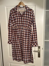 Vintage-Kleid von Marc O Polo Gr. 40 bunt,kariert sehr guter Zustand