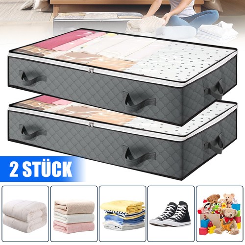 2er pack unterbettkommode grau - 2er,