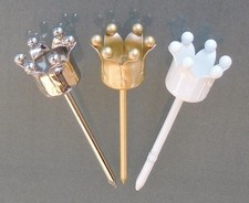 4er Set Kerzenhalter Krone