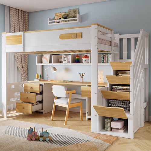 90x200cm hochbett kinderbett - 90x200cm,