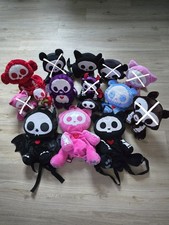 Skelanimals Collection Plushies & Backpacks, Kit the Cat, Diego the Bat