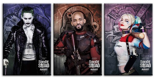 Suicide squad poster set - suicide,