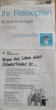 Ihr Reiseplan  IR 2536 " Porta