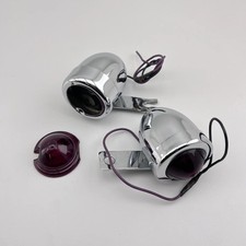 Harley Davidson Touring Softail Dyna Sportster US Blinker rot oldschool